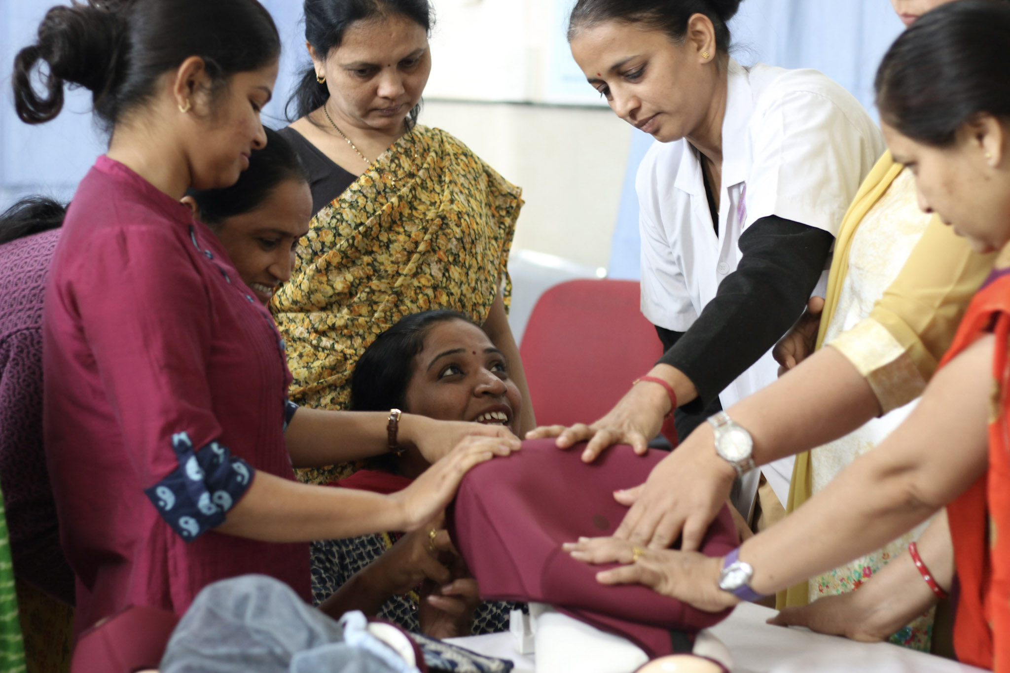 Birthing simulator helps nursing students get labor and delivery